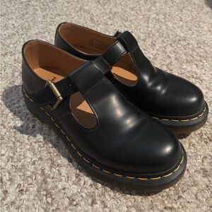 Dr. Martens Black T-Bar Shoes